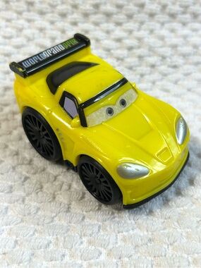 Fisher-Price Little People Wheelies Jeff Gorvette Disney Pixar Cars 2 Movie Rare
